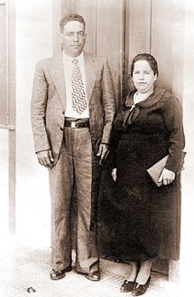 Roque Celestino Pires e Rosa Camargo Pires